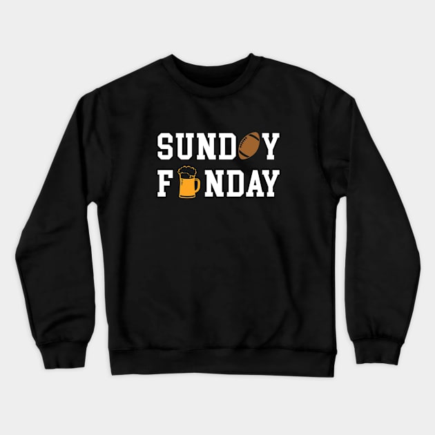 Sunday Funday Crewneck Sweatshirt by sunima